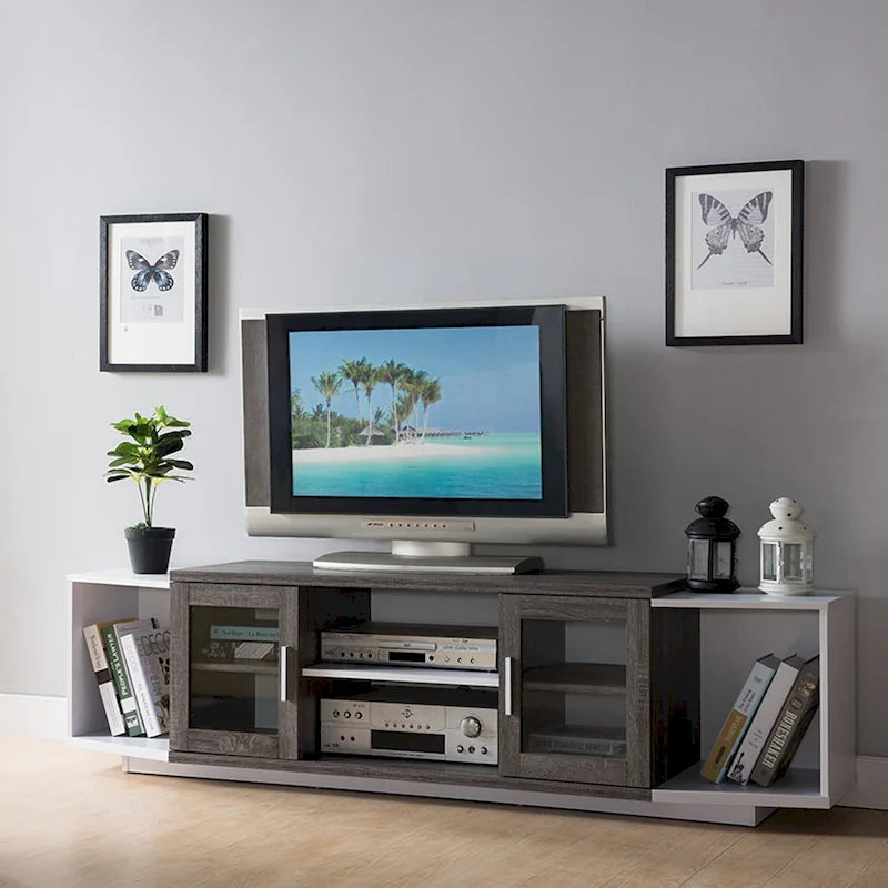 Rasa Contemporary 72-inch Multifunctional Storage TV Console by Furniture of America