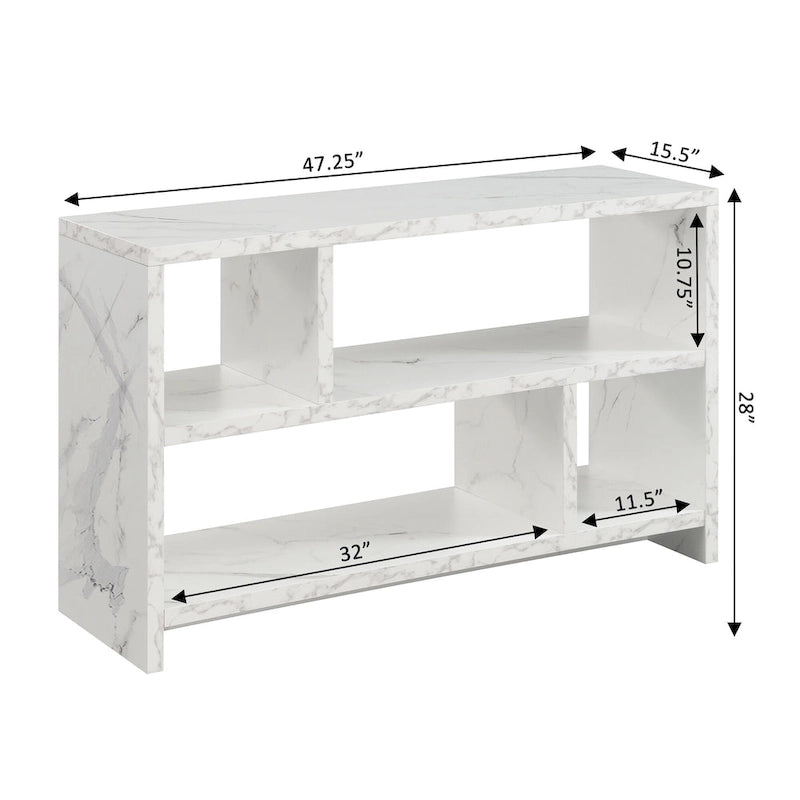 Convenience Concepts Northfield 55 inch TV Stand Console with Shelves