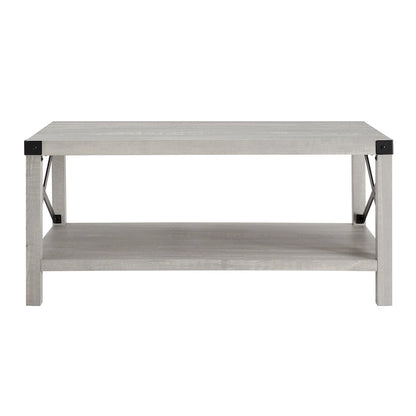 Middlebrook Kujawa Coffee Table with Metal Accents