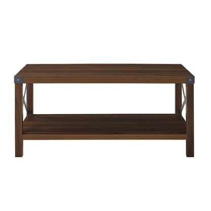 Middlebrook Kujawa Coffee Table with Metal Accents