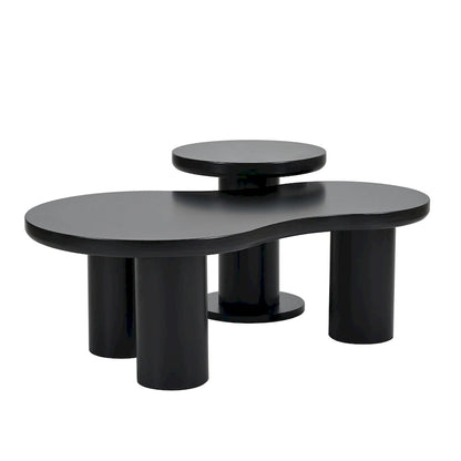 Cloud Coffee Table with Round Small Side Table