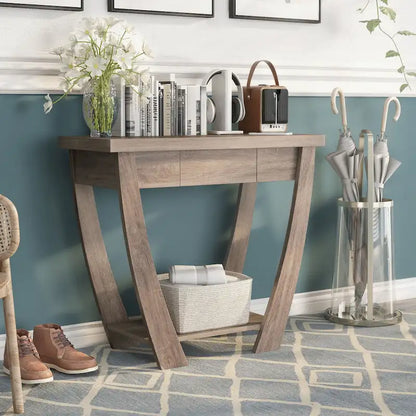 Cataraqui Borramora Modern 36-inch 1-Shelf Console Table by Copper Grove
