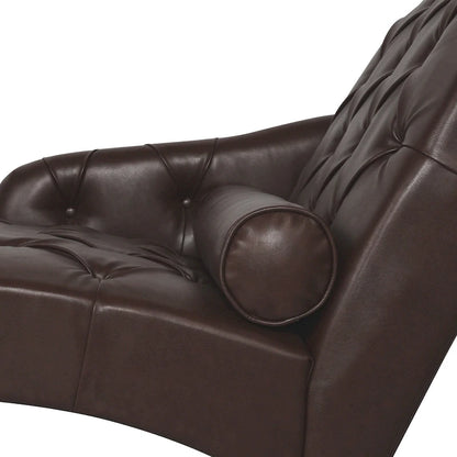 Christopher Knight Home - Isabella Indoor Chaise Lounge Armchair with Pillow and Solid Wood Legs