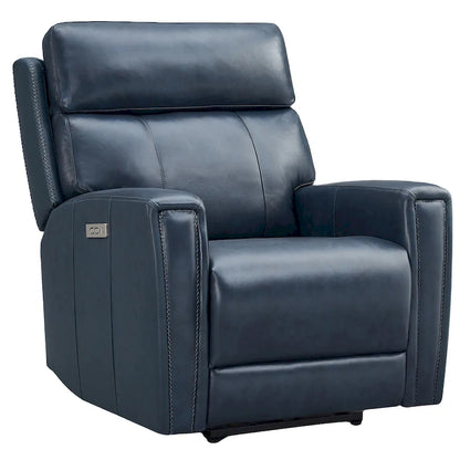 Genuine Leather Zero Gravity Power Recliner Chair with Power Headrest, USB&USB-C Port