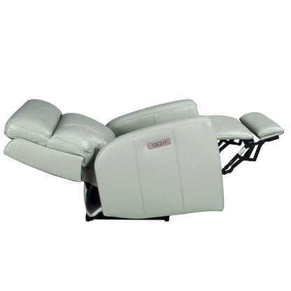 Genuine Leather Zero Gravity Power Recliner Chair with Power Headrest, USB&USB-C Port