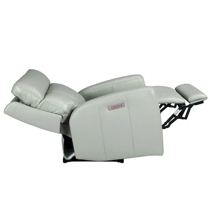 Genuine Leather Zero Gravity Power Recliner Chair with Power Headrest, USB&USB-C Port