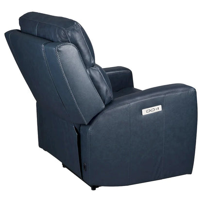 Genuine Leather Zero Gravity Power Recliner Chair with Power Headrest, USB&USB-C Port