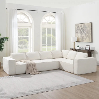 Minimalist Modular Sofa with Advanced Materials for Comfort and Style