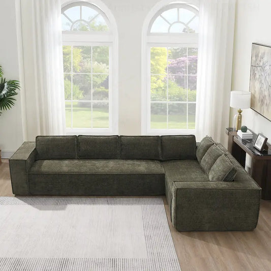 Minimalist Modular Sofa with Advanced Materials for Comfort and Style