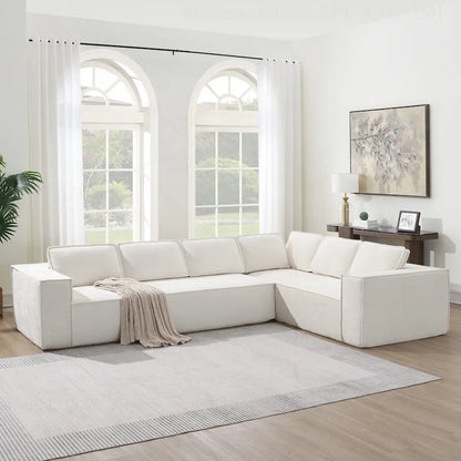 Minimalist Modular Sofa with Advanced Materials for Comfort and Style