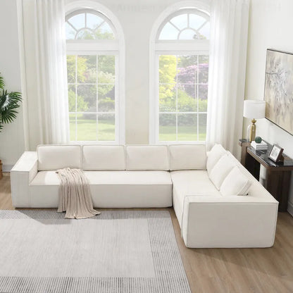 Minimalist Modular Sofa with Advanced Materials for Comfort and Style