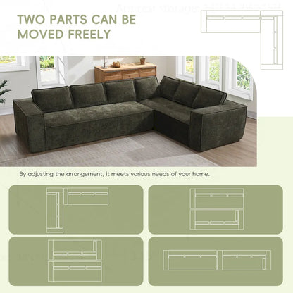 Minimalist Modular Sofa with Advanced Materials for Comfort and Style