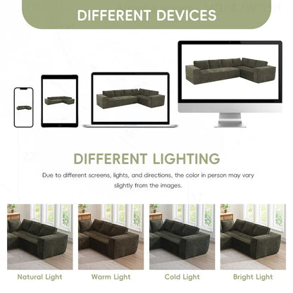 Minimalist Modular Sofa with Advanced Materials for Comfort and Style