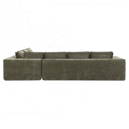 Minimalist Modular Sofa with Advanced Materials for Comfort and Style