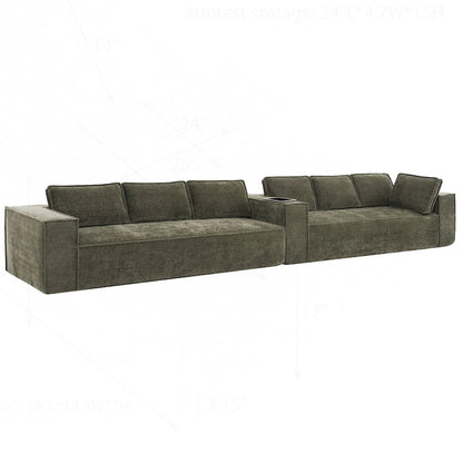 Minimalist Modular Sofa with Advanced Materials for Comfort and Style