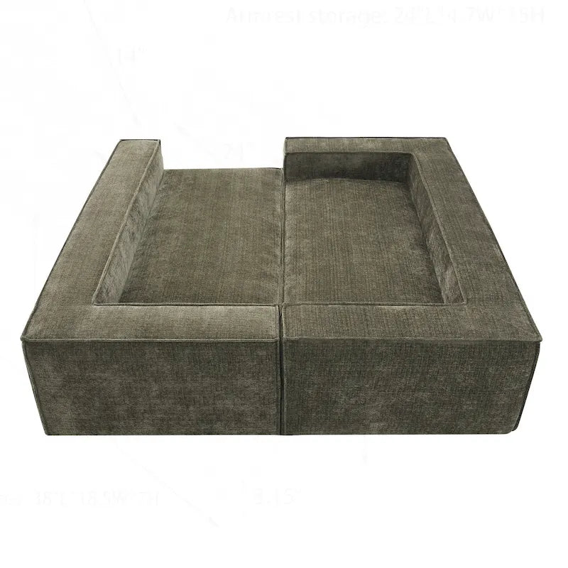 Minimalist Modular Sofa with Advanced Materials for Comfort and Style