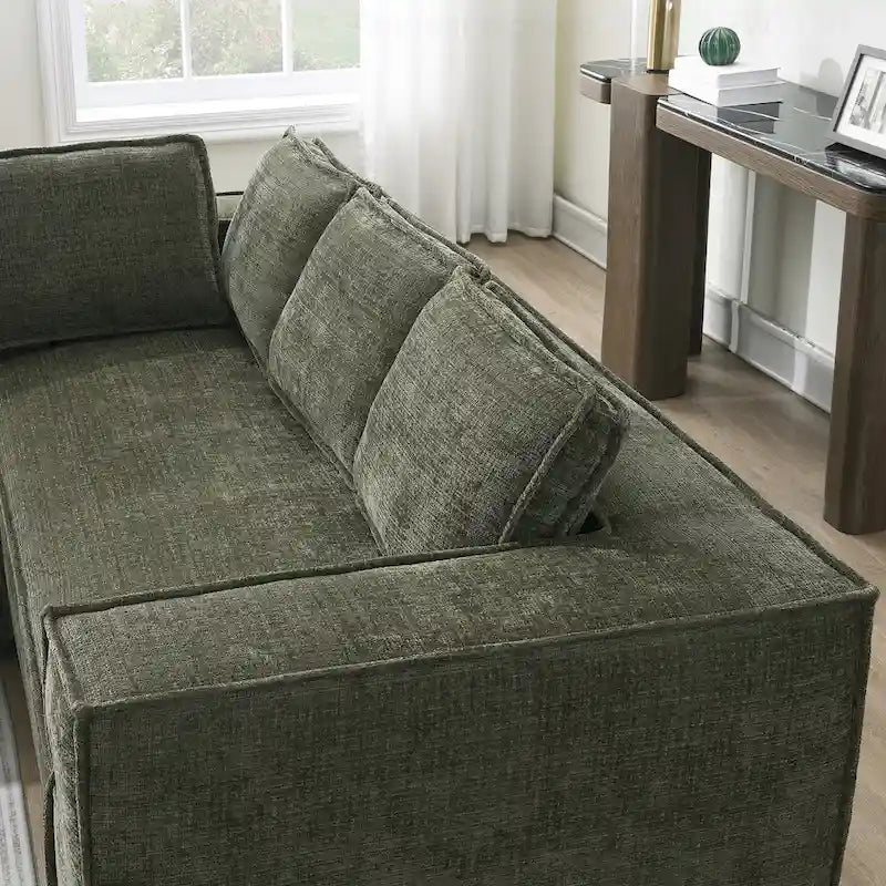 Minimalist Modular Sofa with Advanced Materials for Comfort and Style