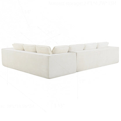 Minimalist Modular Sofa with Advanced Materials for Comfort and Style