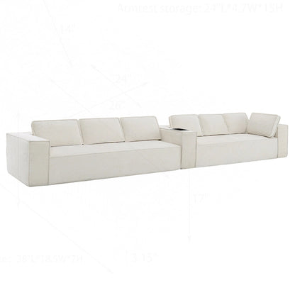 Minimalist Modular Sofa with Advanced Materials for Comfort and Style