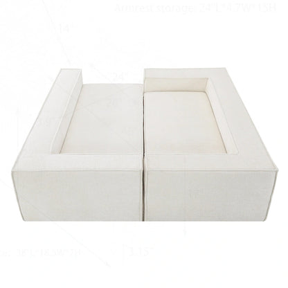 Minimalist Modular Sofa with Advanced Materials for Comfort and Style