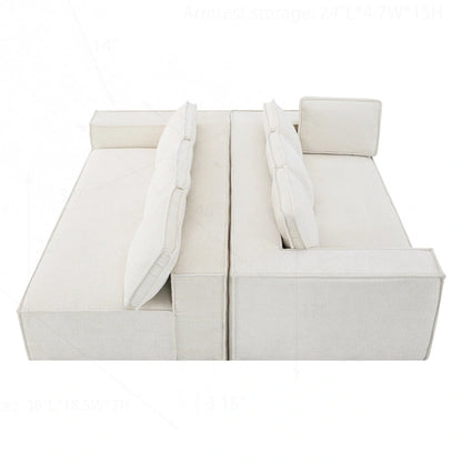 Minimalist Modular Sofa with Advanced Materials for Comfort and Style