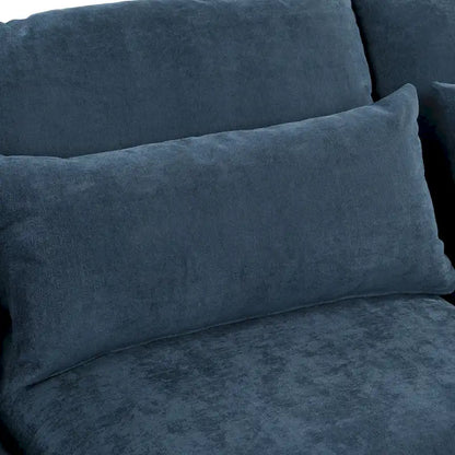 Roomfitters U-Shaped Modular Corner Sofa with Two Ottomans, Freely Transformable for Living Rooms, Studies, Home Theaters