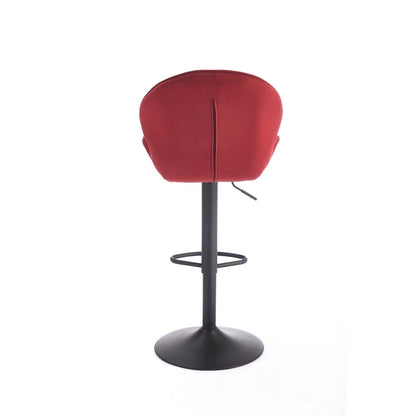 Set of 2 Adjustable Bar Stools with Back Support, Footrest, and 360 Swivel Seat for Home or Bar Counter