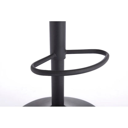 Set of 2 Adjustable Bar Stools with Back Support, Footrest, and 360 Swivel Seat for Home or Bar Counter