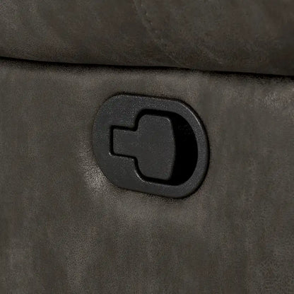 Monroe Polished Microfiber Nailhead Swivel Glider Recliner by iNSPIRE Q Classic