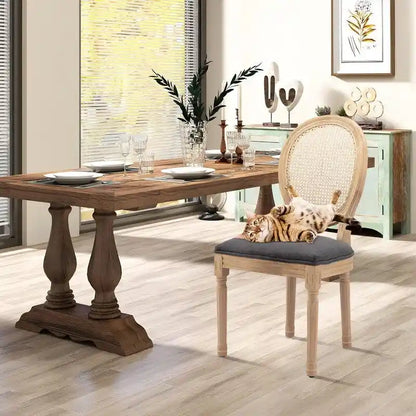 French Dining Chair with Nailhead Trim Set of 4