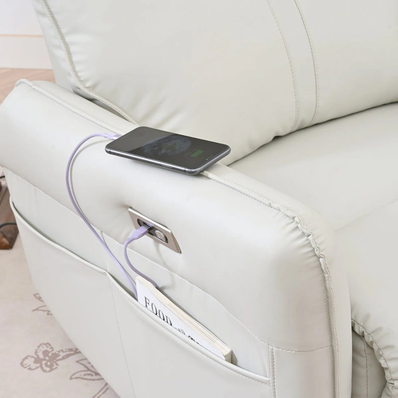 270 Swivel Rocker Power Recliner with USB Ports