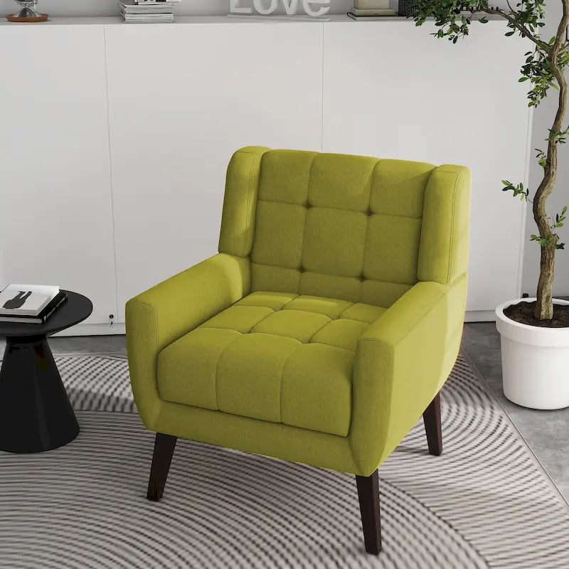 Tufted Arm Chair Upholstered Lounge Chair