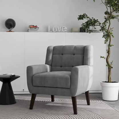 Tufted Arm Chair Upholstered Lounge Chair