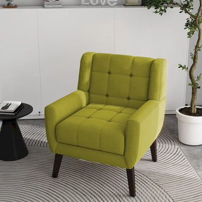 Tufted Arm Chair Upholstered Lounge Chair