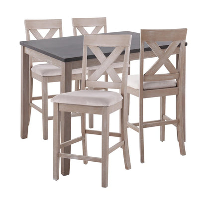 The Gray Barn Finlay 5-Piece Counter Height Dining Set