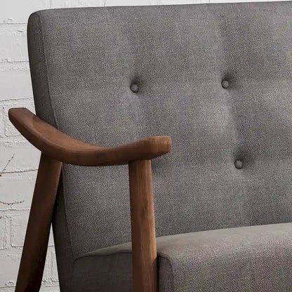 Hetel Mid-Century Modern Settee by Christopher Knight Home