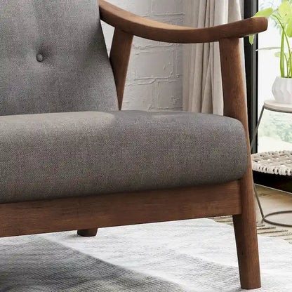Hetel Mid-Century Modern Settee by Christopher Knight Home