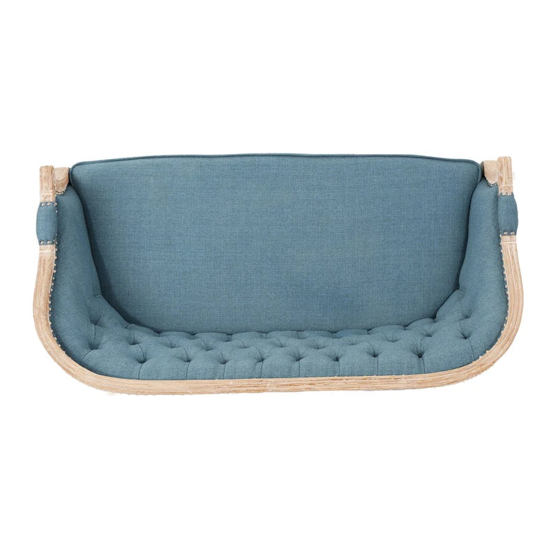 Faye Tufted Upholstered Loveseat by Christopher Knight Home