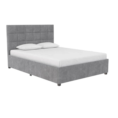 CosmoLiving Serena Upholstered Bed with Drawers