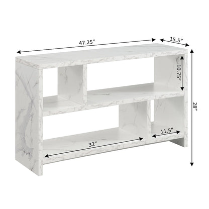 Convenience Concepts Northfield 55 inch TV Stand Console with Shelves