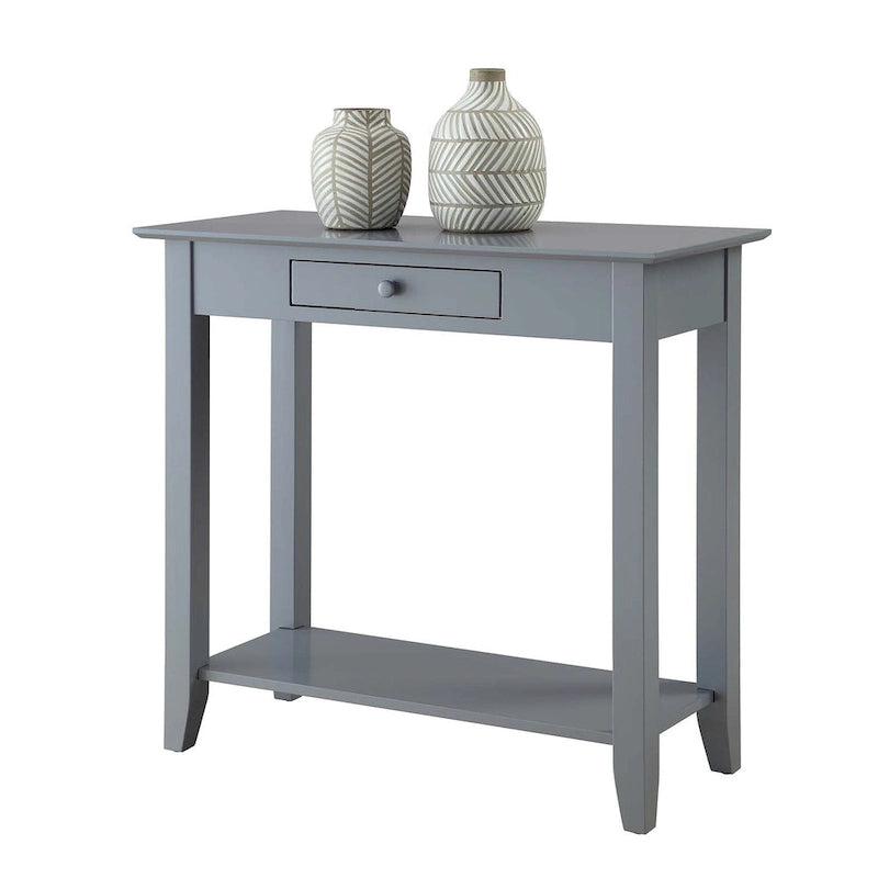 Convenience Concepts American Heritage 1 Drawer Hall Table with Shelf