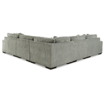 Signature Design by Ashley Lindyn 5-Piece Sectional with Chaise - 133W x 133D x 38H
