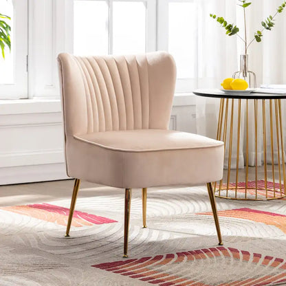 Haven Contemporary Velvet Upholstered Accent Chair