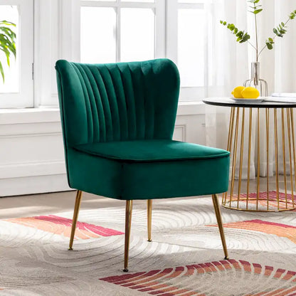 Haven Contemporary Velvet Upholstered Accent Chair