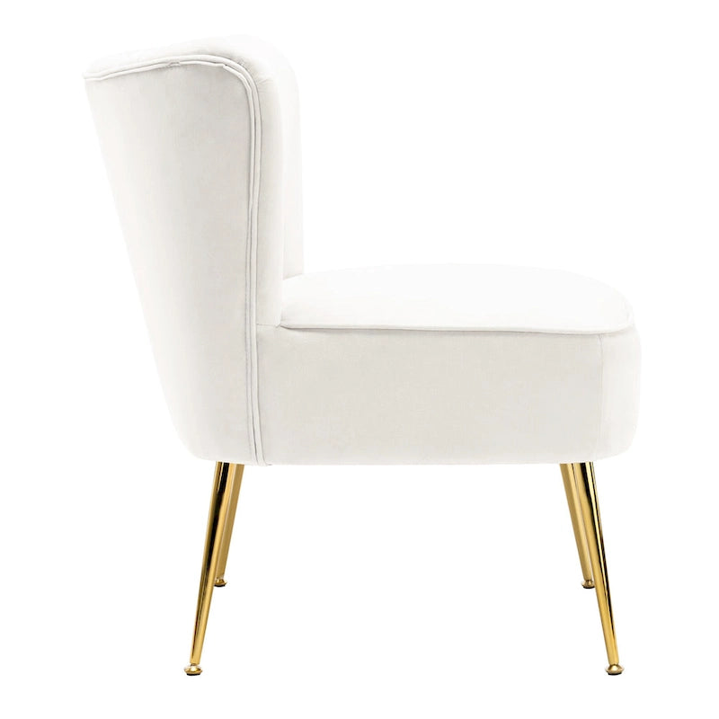 Haven Contemporary Velvet Upholstered Accent Chair