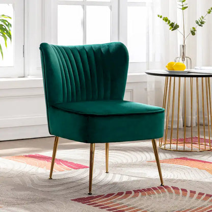 Haven Contemporary Velvet Upholstered Accent Chair