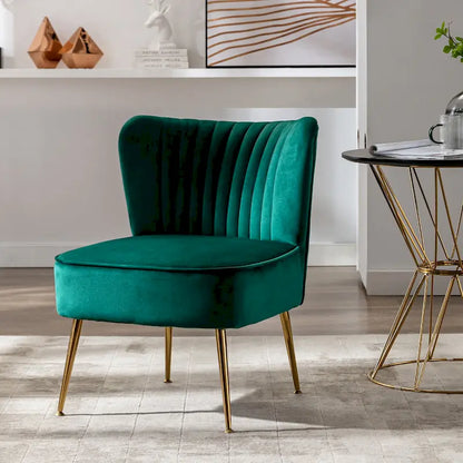 Haven Contemporary Velvet Upholstered Accent Chair