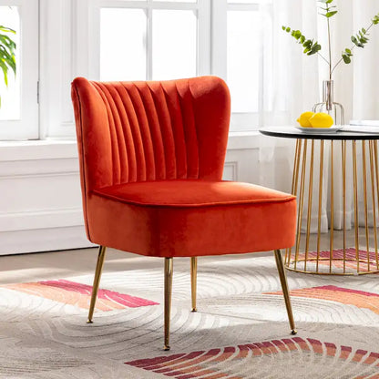 Haven Contemporary Velvet Upholstered Accent Chair
