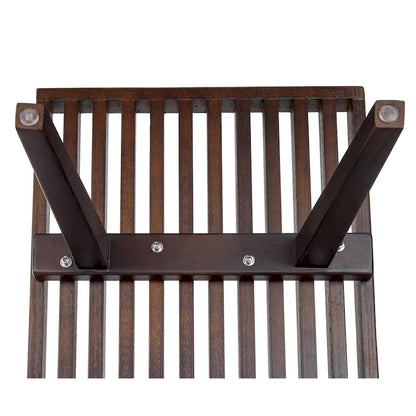 48 Rectangular Platform Entryway Bench in Natural Wood Modern Slatted Design for Living Room Home & Office