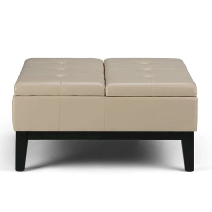 WYNDENHALL Lancaster 36-in. Wide Contemporary Square Table Ottoman